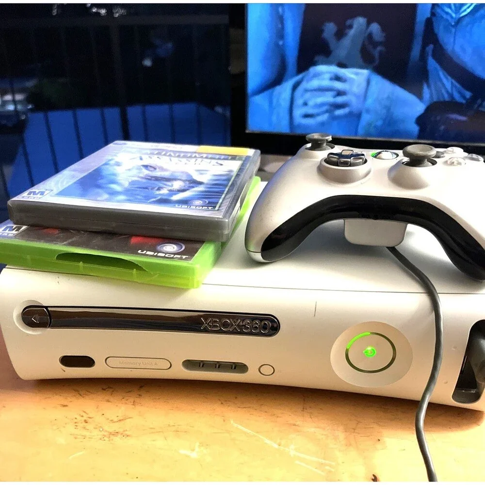 Xbox 360 Console 120GB Bundle OEM Controller Games HDMI Tested Lot
